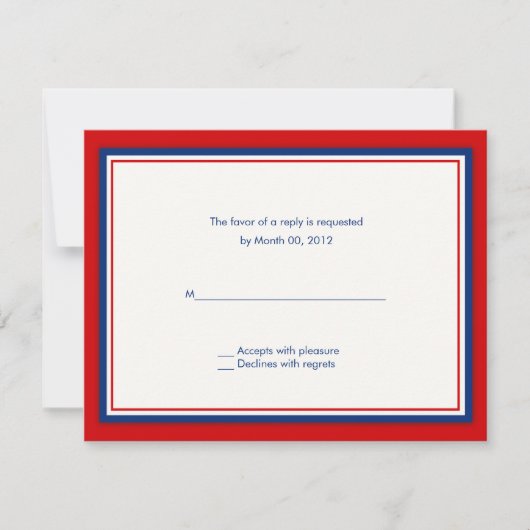 Baseball Hochzeitskarten RSVP Karte (Vorderseite)