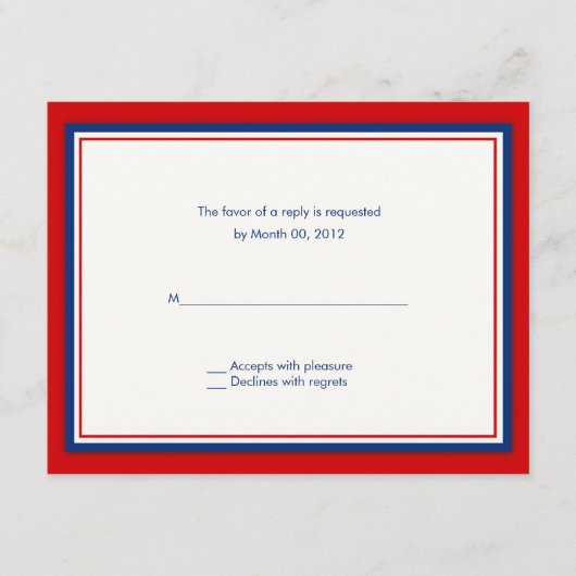 Baseball Hochzeitskarten RSVP Karte (Vorderseite)