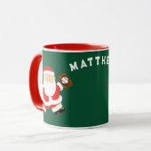 Baseball Holiday Collectible Tasse (Vorderseite Links)