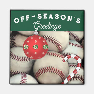 Baseball Holiday Gift Christmas Stocking Stuffers Magnet