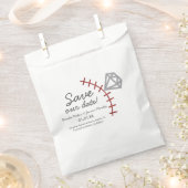 Baseball Homerun Diamond Gem Save the Date Geschenktütchen (Ausgeschnitten)
