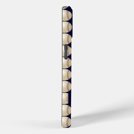 Baseball, "Husten", Personalisierter Name, Case-Mate iPhone Hülle (Rückseite / Rechts)