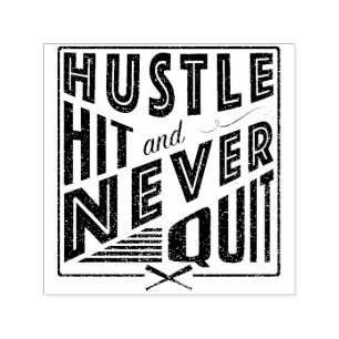 Baseball Hustle Hit Beenden Sie niemals die benutz Permastempel