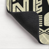 Baseball Hustle Hit & Never Beenden Mouse Mat Mousepad (Ecke)