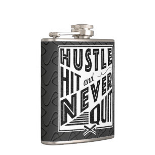 Baseball-Hustle, Hit & Niemals Hip Flask beenden Flachmann