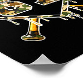 Baseball Ice Cream Drip 67 Camo Six Seven Funny Me Poster (Ecke)