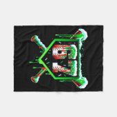 Baseball Ice Cream Drip Number 67 Six Seven Meme C Fleecedecke (Vorderseite (Horizontal))