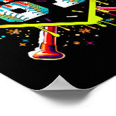 Baseball Ice Cream Drip Number 67 Six Seven Meme C Poster (Ecke)