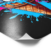 Baseball Ice Fotodruck (Ecke)