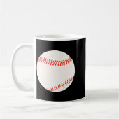 Baseball-Illustration Kaffeetasse (Links)