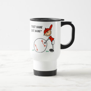 Baseball I'm 8 Personalisierbarer Becher Reisebecher
