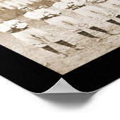 Baseball im Foto Pittsburgh 1914 Poster (Ecke)