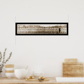 Baseball im Foto Pittsburgh 1914 Poster (Küche)