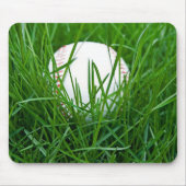 Baseball im Gras Mousepad (Vorne)