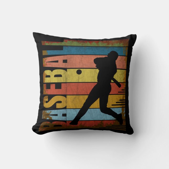 BASEBALL IM RETRO-STIL KISSEN (Vorderseite)