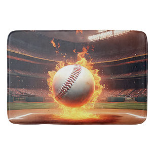 Baseball im Stadion Badematte