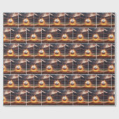 Baseball im Stadion Geschenkpapier (Flach)