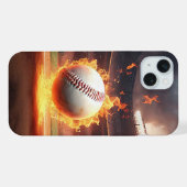 Baseball im Stadion iPhone Hülle (Rückseite (Horizontal))