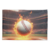 Baseball im Stadion Kissenbezug (Rückseite-Links)