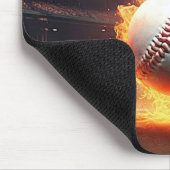 Baseball im Stadion Mousepad (Ecke)