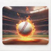 Baseball im Stadion Mousepad (Vorne)