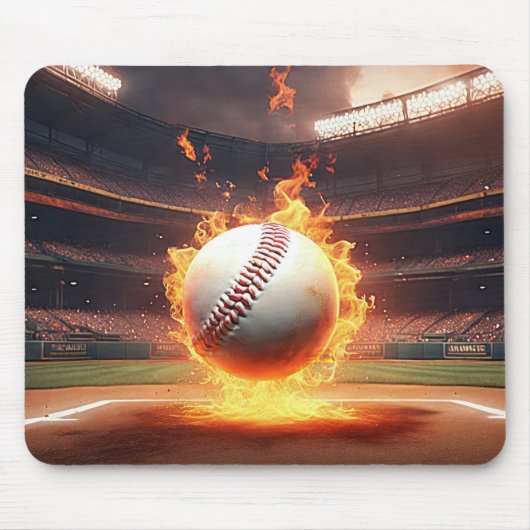 Baseball im Stadion Mousepad (Vorne)