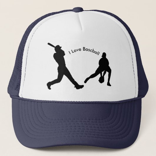 Baseball-Image für Trucker Hat Truckerkappe (Vorderseite)