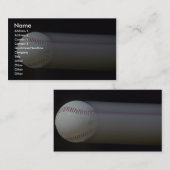 Baseball in der Bewegung Visitenkarte (Vorne/Hinten)
