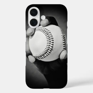 Baseball in der Hand iPhone 16 Hülle