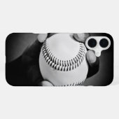 Baseball in der Hand iPhone Hülle (Rückseite (Horizontal))