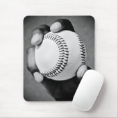 Baseball in der Hand Mousepad (Mit Mouse)