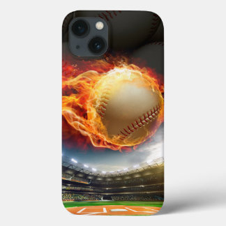 Baseball in Flammen Case-Mate iPhone Hülle