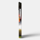 Baseball in Flammen Case-Mate iPhone Hülle (Rückseite / Links)