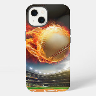 Baseball in Flammen iPhone 13 Hülle