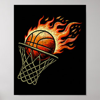 Baseball in Flammen Poster