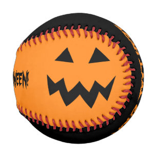 Baseball in Schwarz-Orange-Halloween-Party
