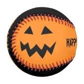 Baseball in Schwarz-Orange-Halloween-Party (Vorderseite Links)