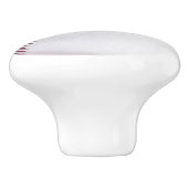 Baseball, individuell einstellbar, rot, weiß und b keramikknauf (Seitenansicht)