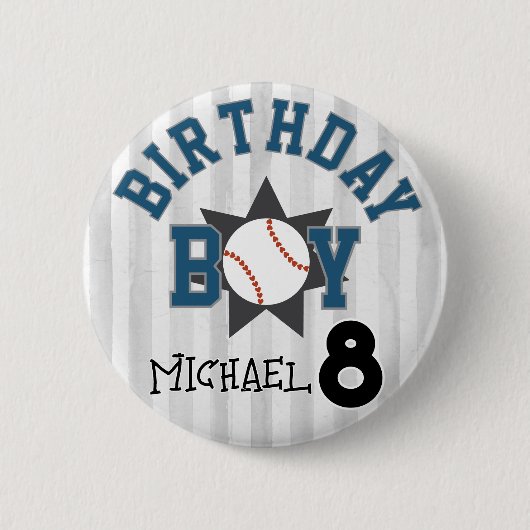 Baseball-individuelle Name Button (Vorderseite)