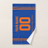 Baseball individueller Name & Rückennummer, Teamge Handtuch (Handtuch)