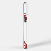 Baseball Initial & Name Case-Mate iPhone Hülle (Rückseite / Rechts)