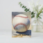 Baseball Inspiration hinzufügen Postkarte (Stehend Vorderseite)