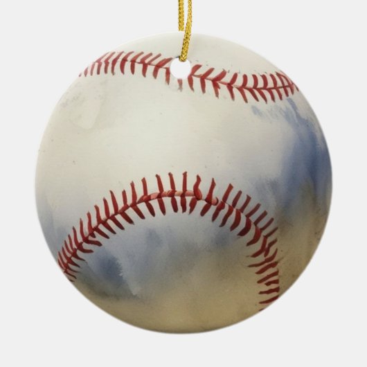 Baseball Inspirational Keramik Ornament (Vorne)