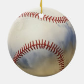 Baseball Inspirational Keramik Ornament (Hinten)