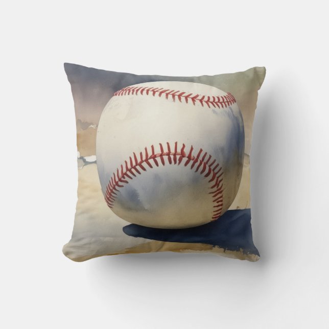 Baseball Inspirational Kissen (Vorderseite)