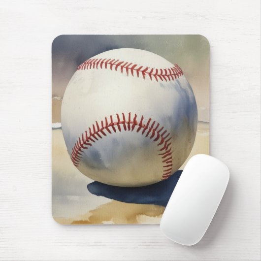 Baseball Inspirational Mousepad (Mit Mouse)