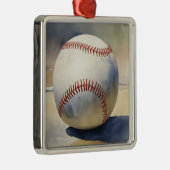 Baseball Inspirational Ornament Aus Metall (Rechts)