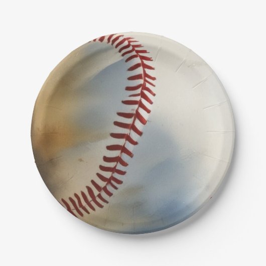 Baseball Inspirational Pappteller (Vorderseite)