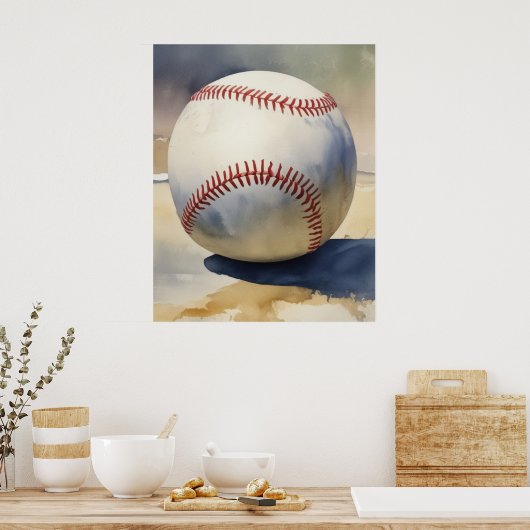 Baseball Inspirational Poster (Küche)