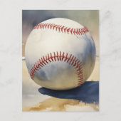 Baseball Inspirational Postkarte (Vorderseite)
